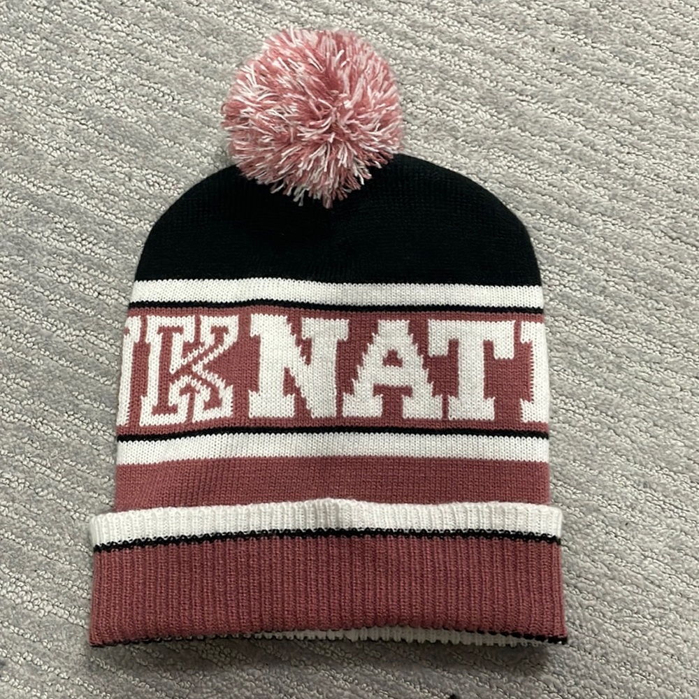 PINK NATION BRAND BEANIE